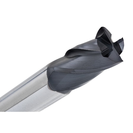 Cgs Tool 4 Flute Dem Sq End Stub Length 5/8"Dia 5/8"Shank 3/4"Loc 4"Oal W/Altin Coating 440-6250-ALTiN